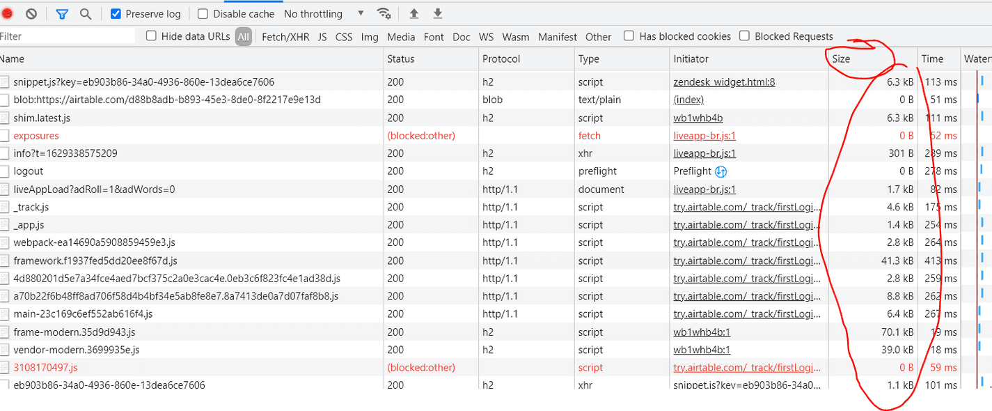Using the Chromium Network Tab for Performance Insights